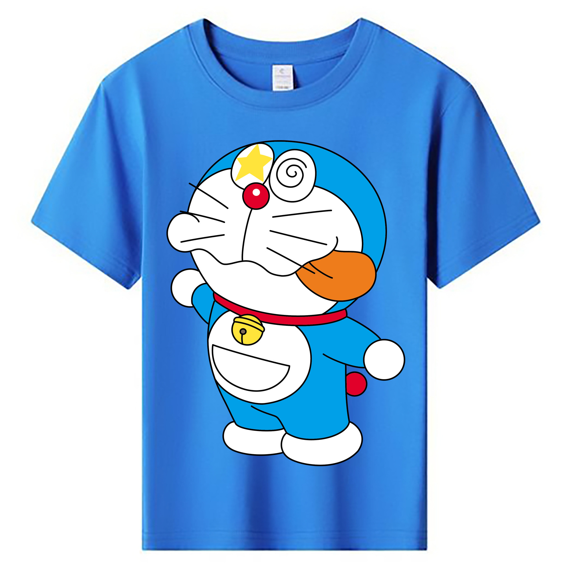 （画像用） ドラえもん Doraemon 綿100％キッズTシャツ（フロントプリント）